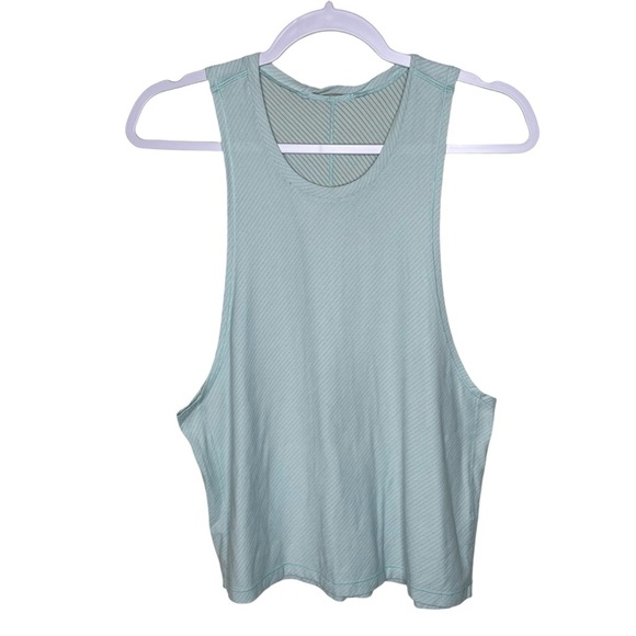 lululemon Cardio Squad Tank Heathered Sea Mist - Picture 8 of 14